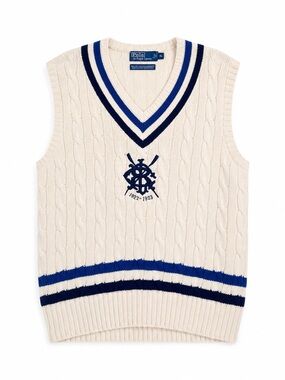 Vintage Polo Ralph Lauren Cable Knit Sweater Vest